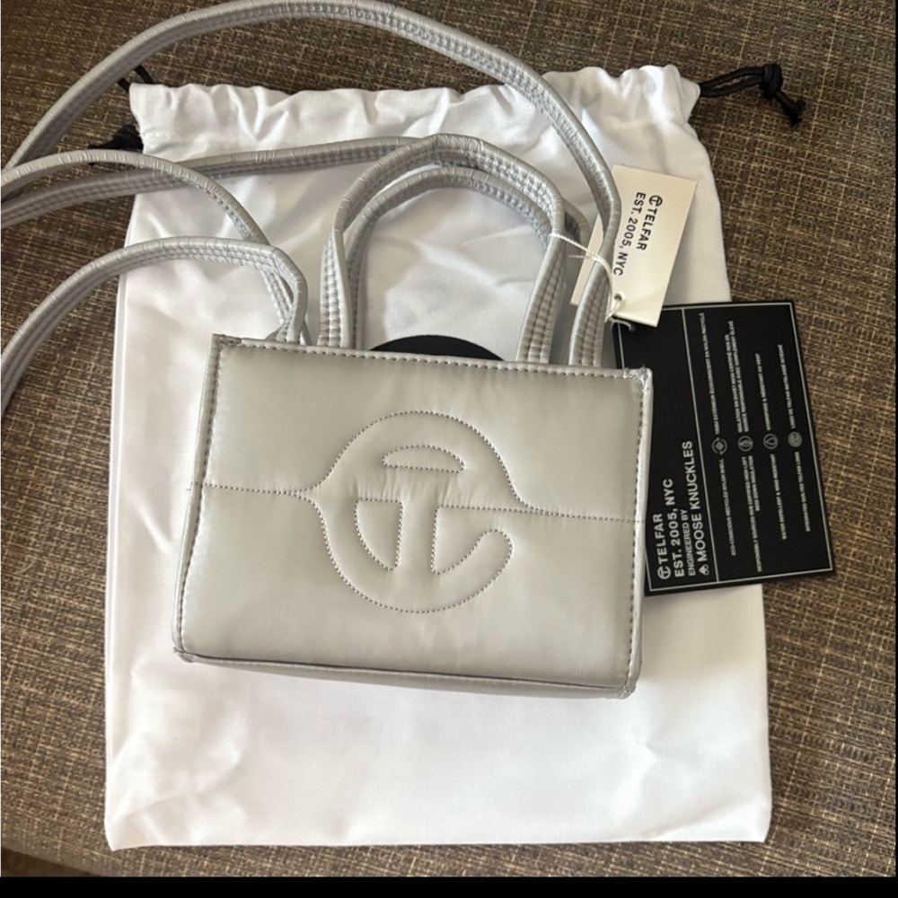 Telfar Small Puff Shopper - Grey Moose Knuckles